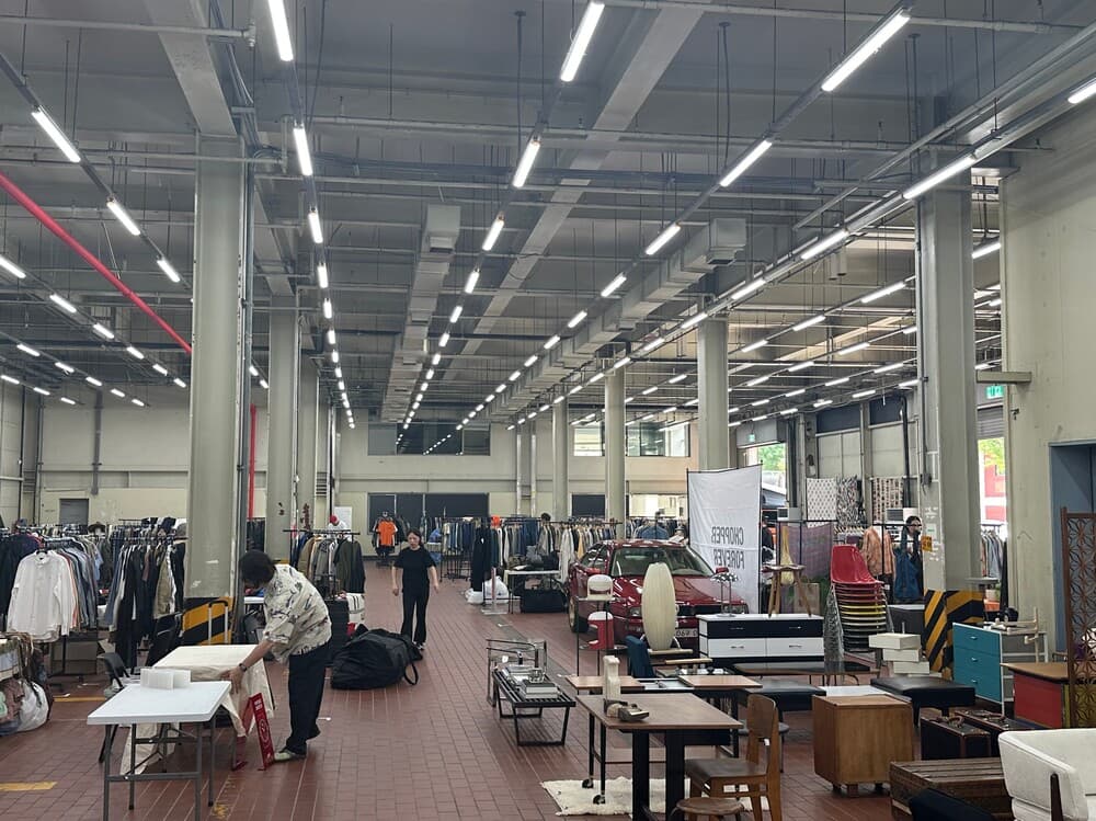 A large market event held in SFACTORY Building D