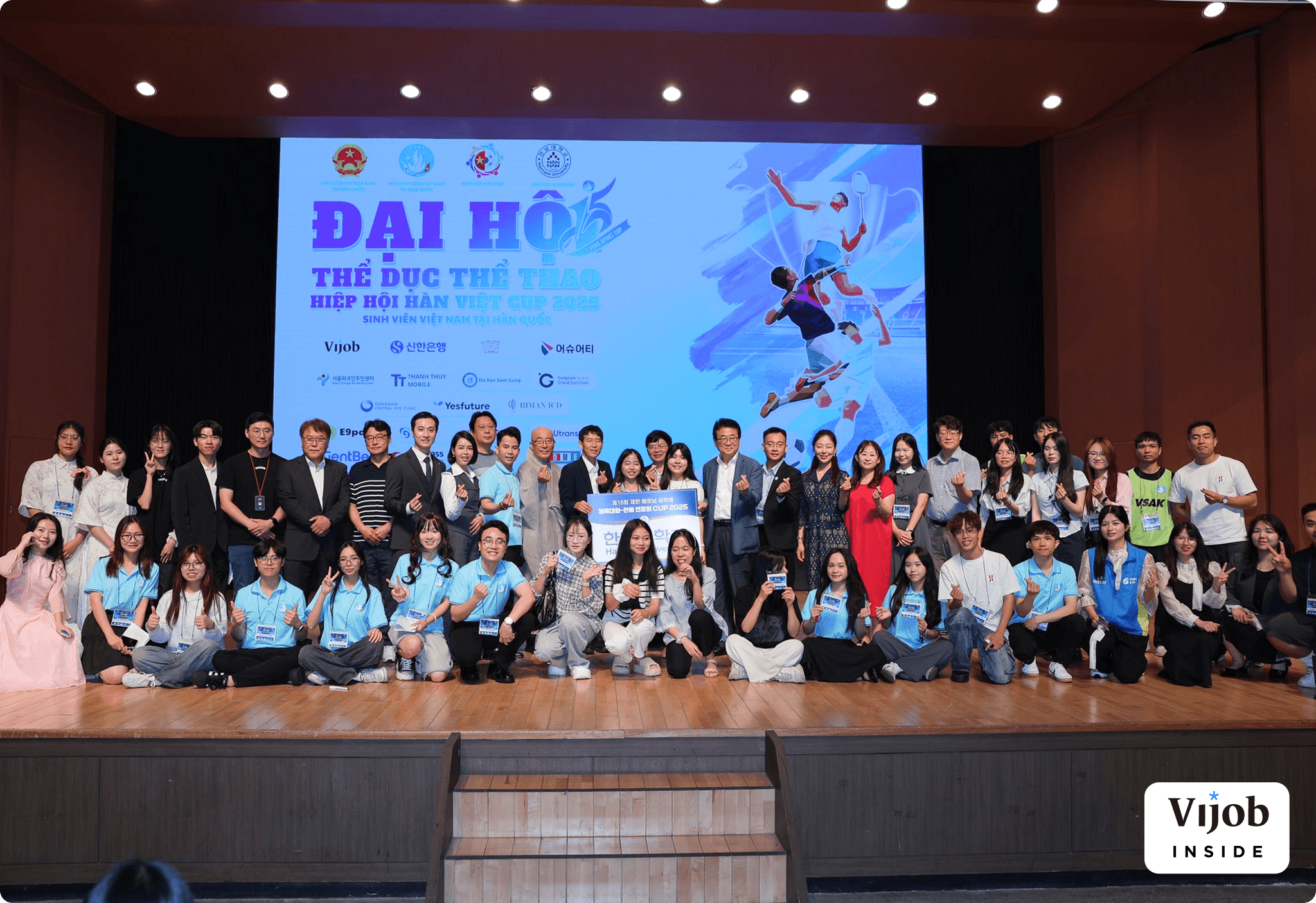 Sponsoring the Korea-Vietnam sports day with VSAK